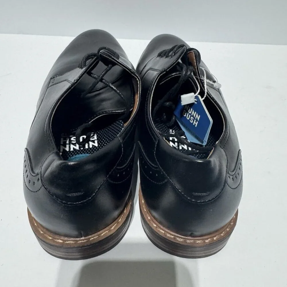 Nunn Bush Mens Royce Oxfords Black Size 9 M